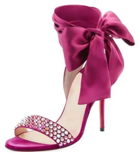 Krystal Du Inspired Ankle Wrap Sandal