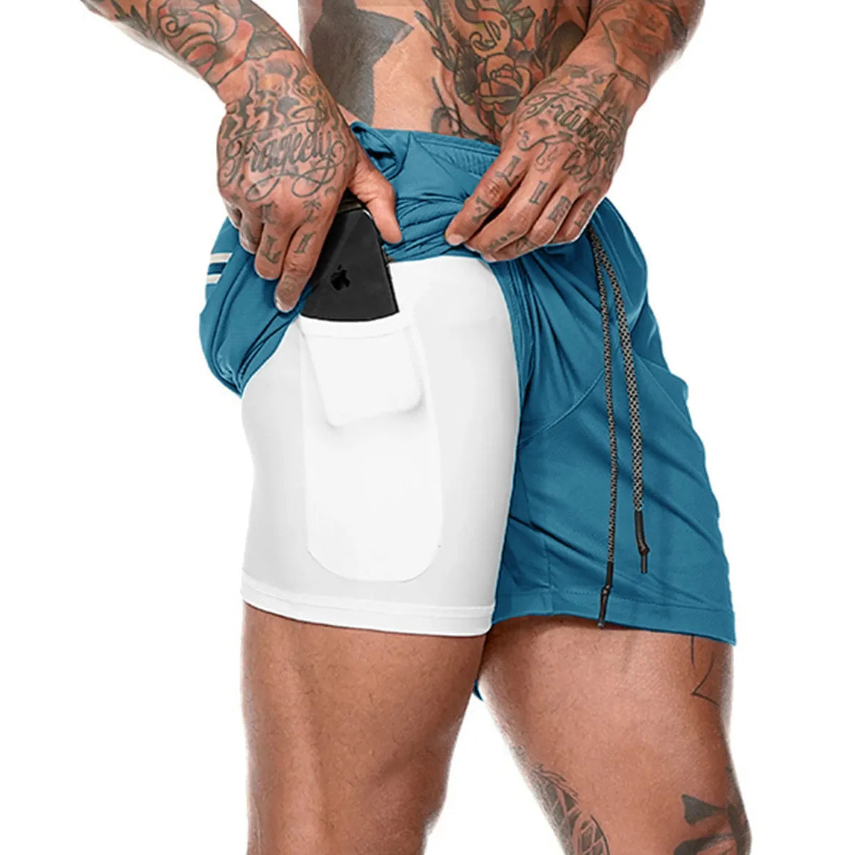Men's 2-in-1 Double-Deck Sport Shorts