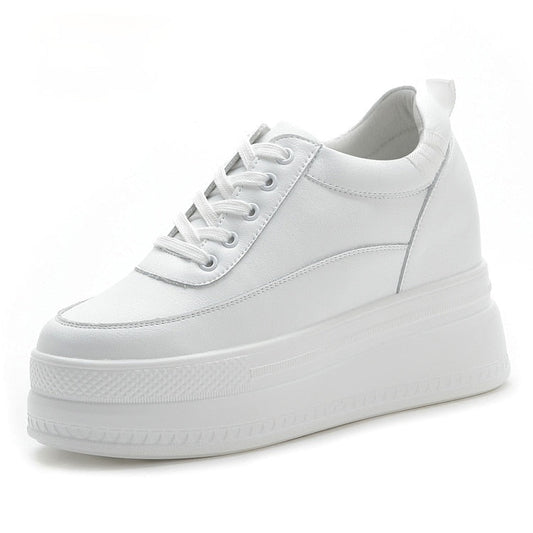 Women's 9cm Platform Wedges Closed Sneakers