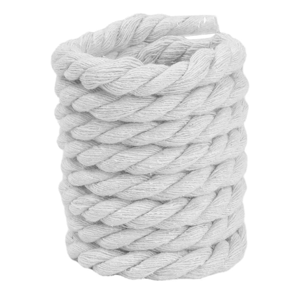 Rope Shoe Strings: 2pcs Bold Cotton Linen Twist Weave Shoelaces