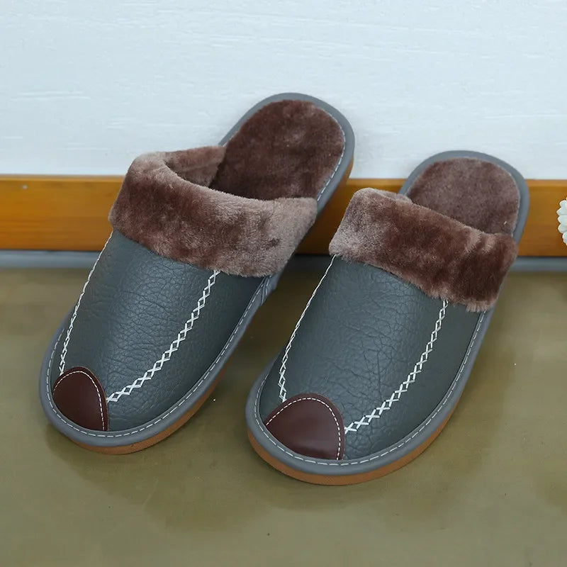 Winter Warm Indoor Slippers for Men