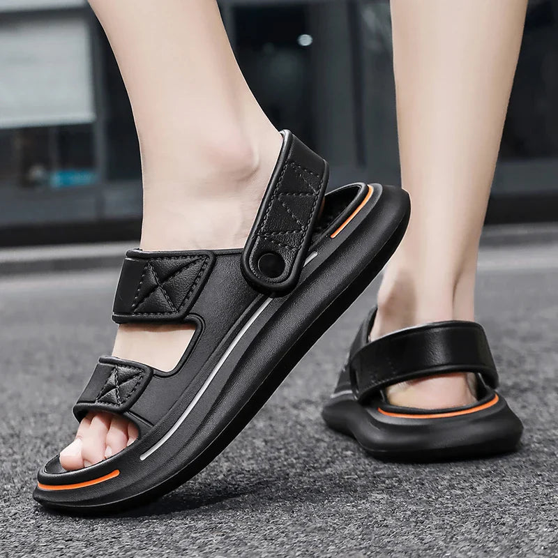 Summer Platform Slides: Soft-Sole Unisex Beach Shoes