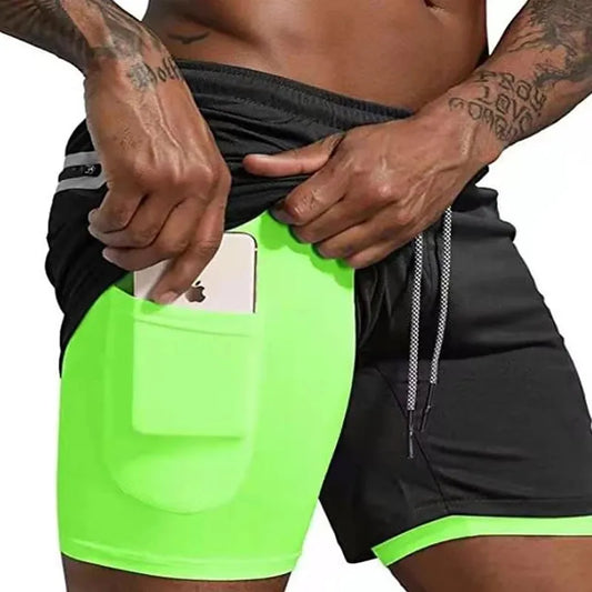 Men's 2-in-1 Double-Deck Sport Shorts