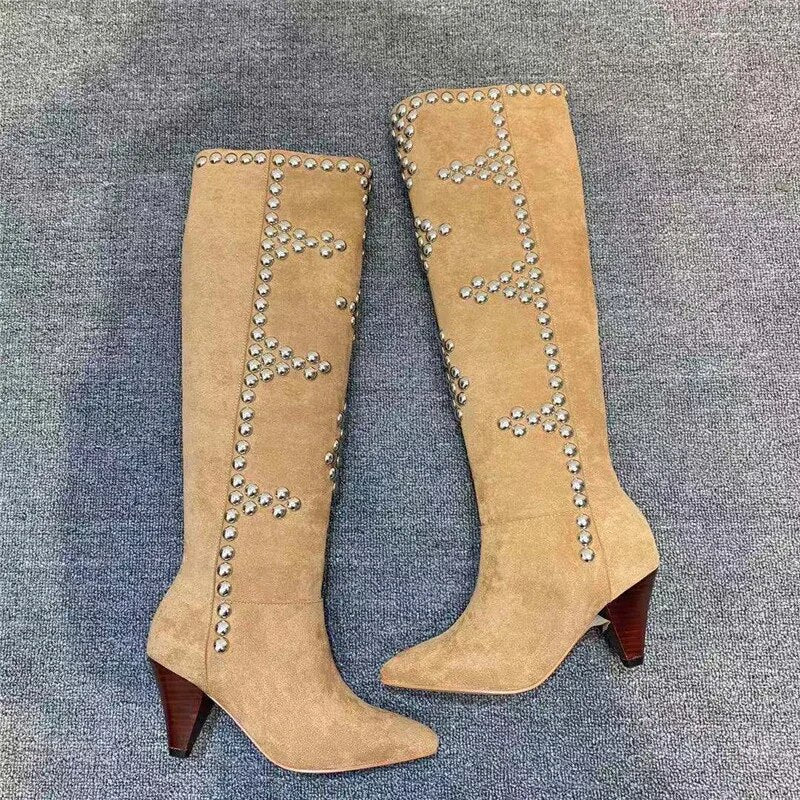 Isabel Marant Inspired Studded Boots