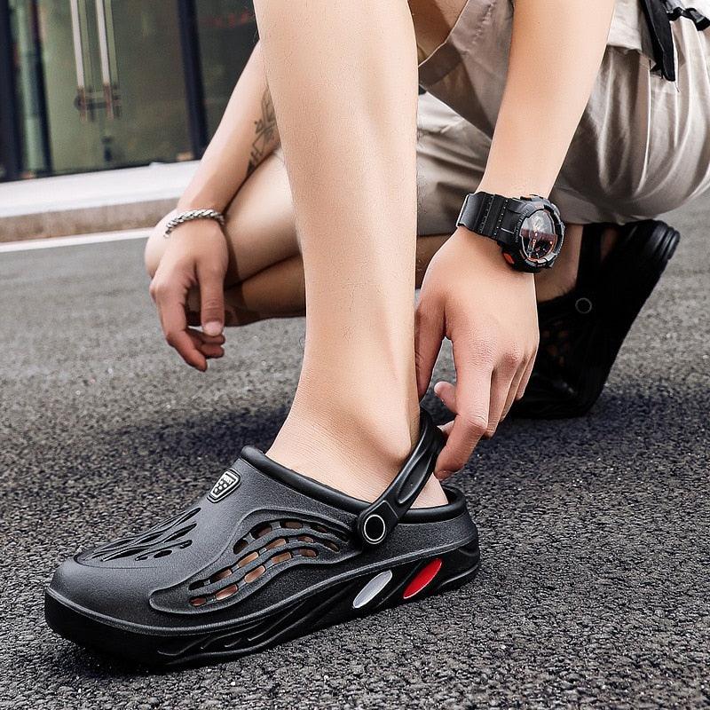 Hollow Beach Waterproof Clogs for Men