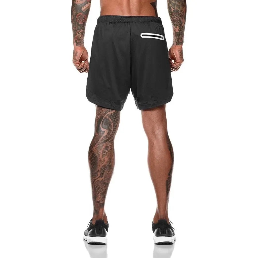 Men's 2-in-1 Double-Deck Sport Shorts