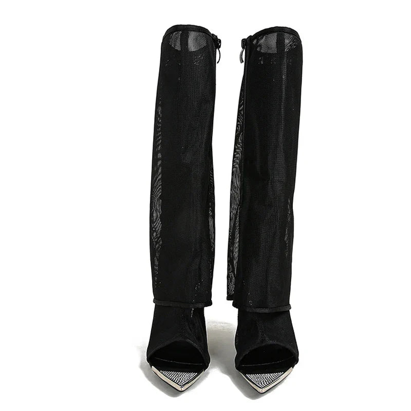Le Silla Inspired Mesh Boots