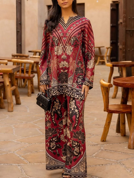 Floral Round Theme Co-ord Set