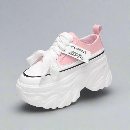 High Heel Chunky Platform Sneakers for Women