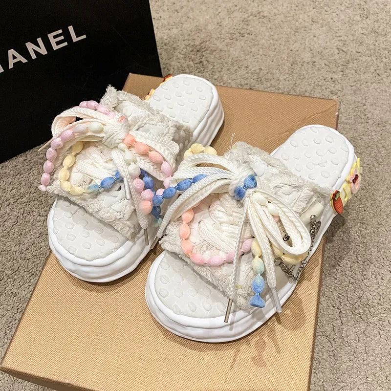 Women's Pastel Street-Style Sandals