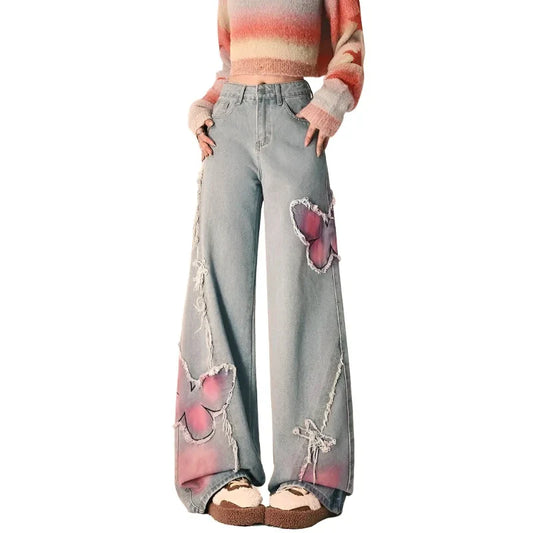 Wide Leg Trousers: Women's Butterfly Jeans