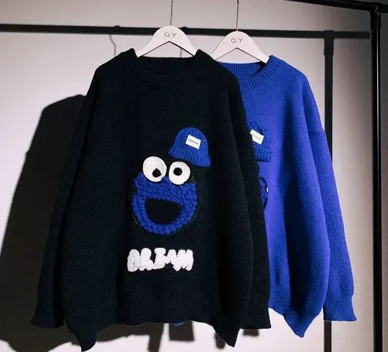 Cartoon Knitwear Sweater: Women's Chic Style
