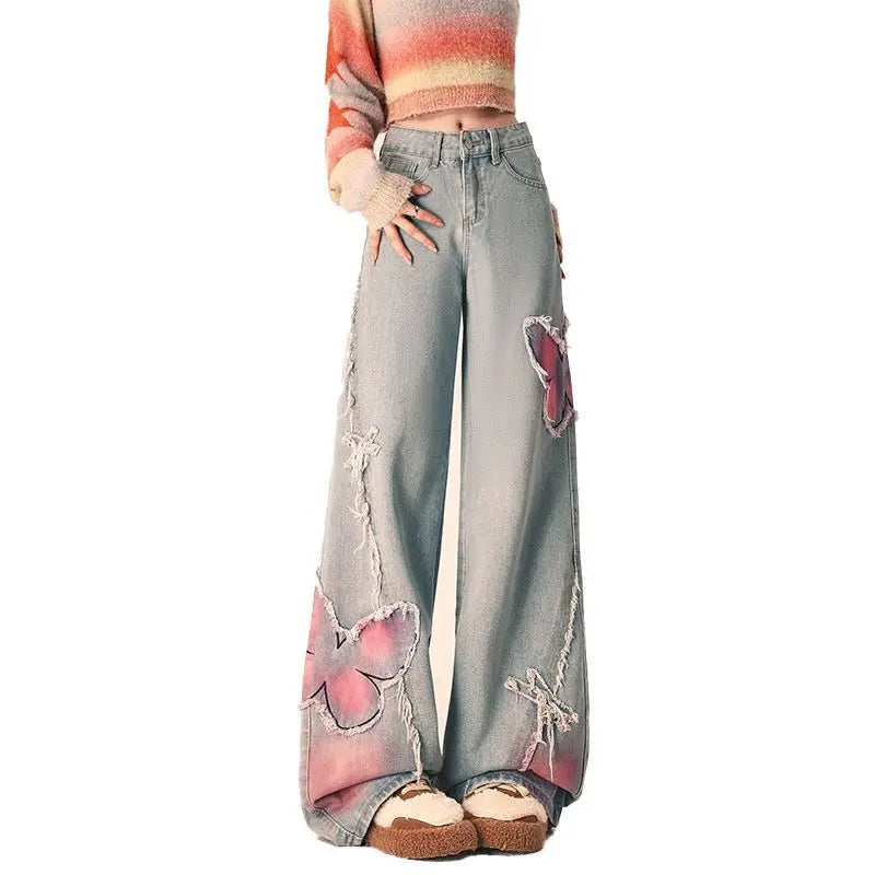 Wide Leg Trousers: Women's Butterfly Jeans