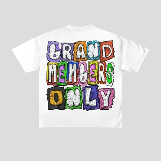 Graphic Print Tops - Oversized Unisex Vintage Clothes