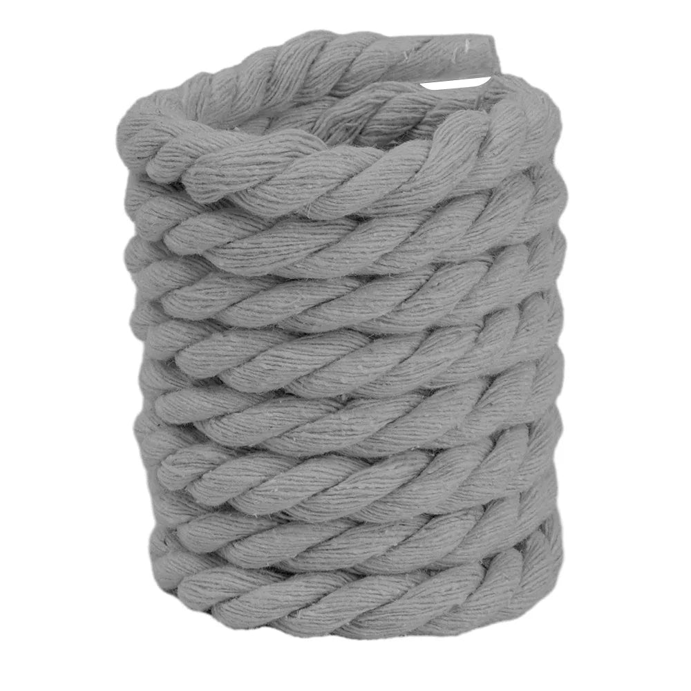 Rope Shoe Strings: 2pcs Bold Cotton Linen Twist Weave Shoelaces