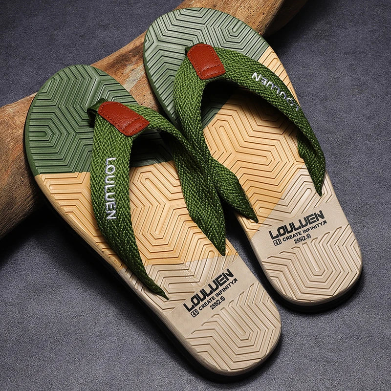 Summer Beach Flip Flops: High-Quality for Men