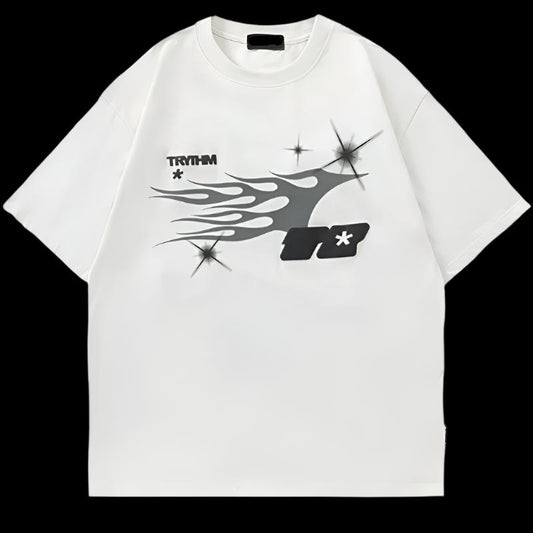 Oversized T shirt Men - Graphic Print
