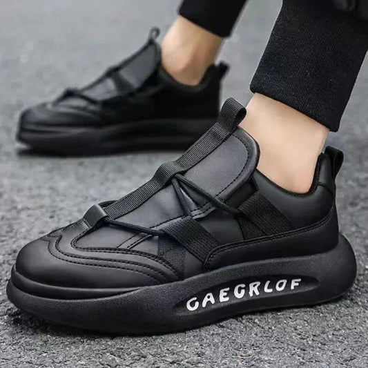 Chunky Sneakers - Leather Height Increased