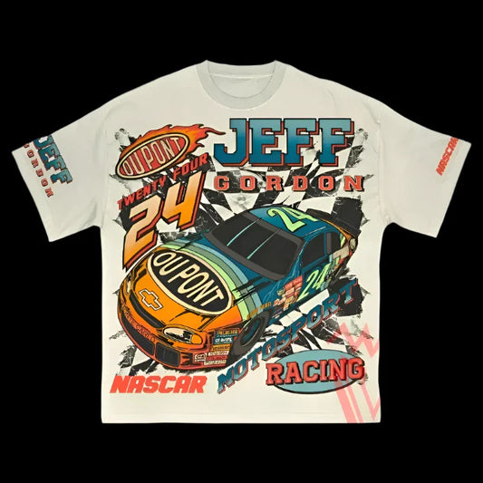 Jeff Gordon 24 Racing Tee - Nascar Oversized T-Shirt