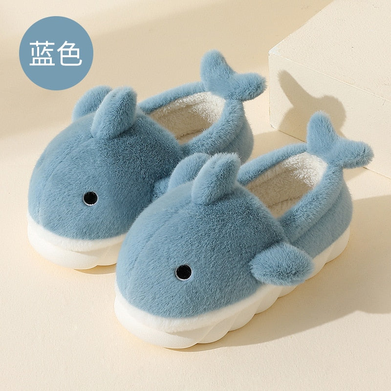 Cotton Shark Slippers for Women