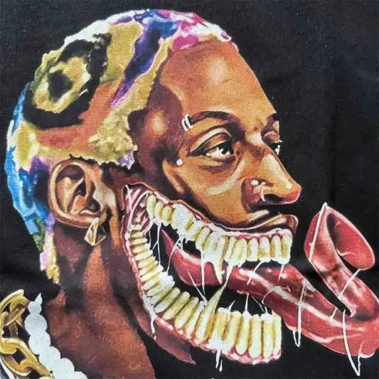 Men's Oversize Hip-Hop Retro T-Shirt: Dennis Rodman Edition