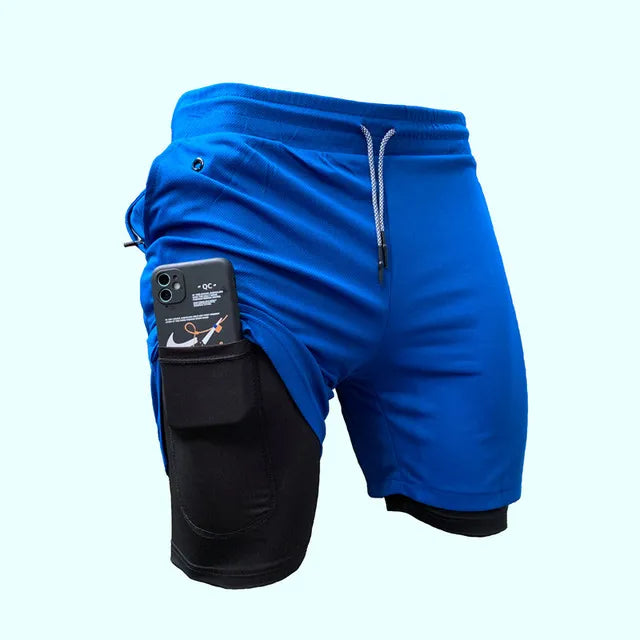 2-in-1 Running Shorts For Men