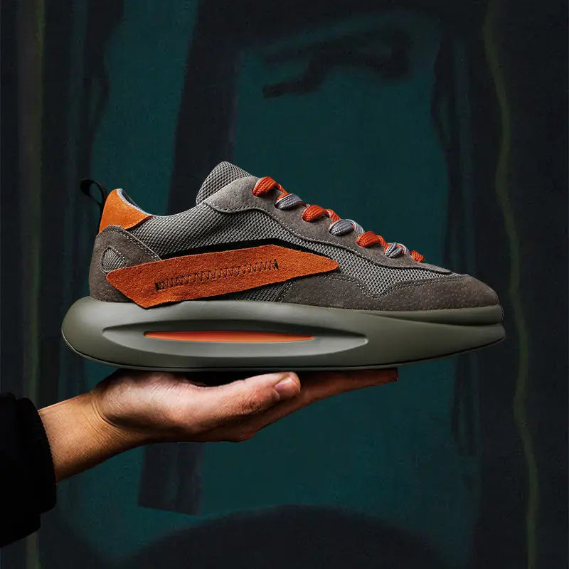 Chunky Sneakers: Non-Slip Vulcanized Footwear for Men