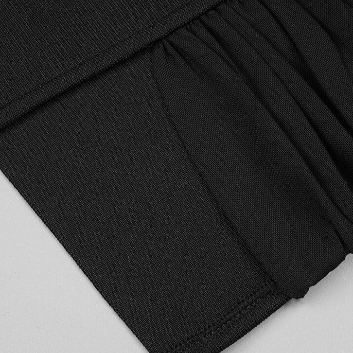ESYVE HOLLOW OUT STRAPS MINI DRESS