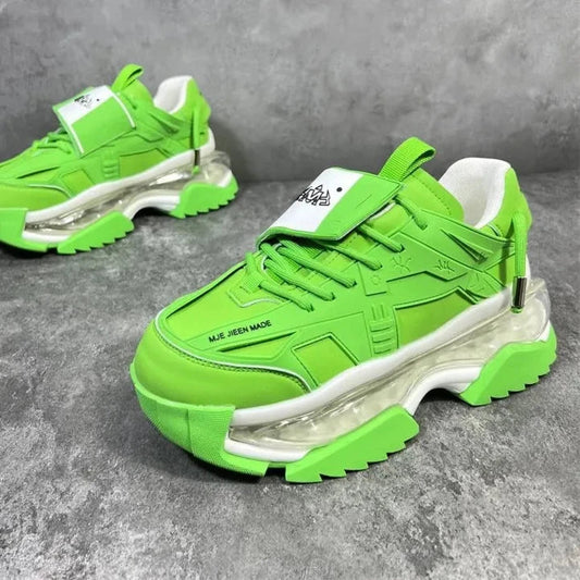 Height Increased Air Cushion Platform Sneakers for Men