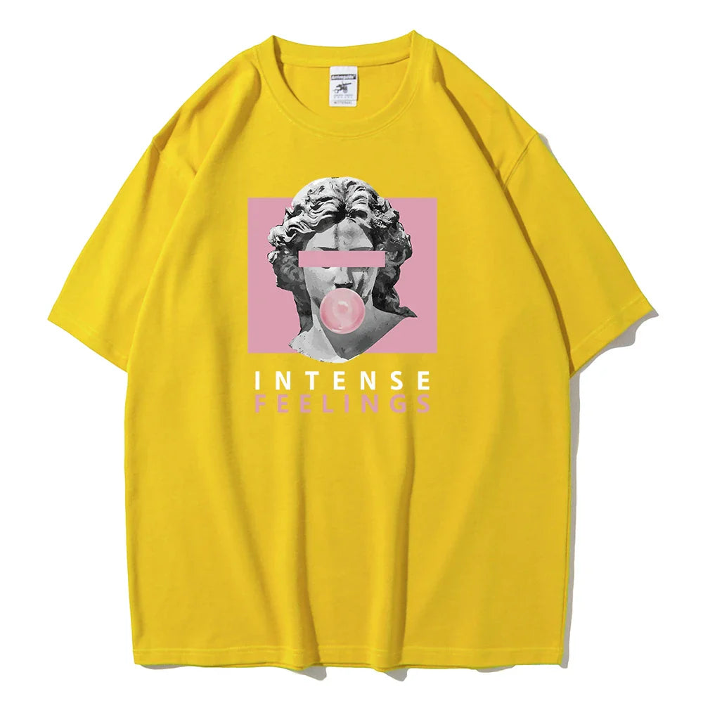 Oversized Female Intense Feelings Womens Oversized Graphic Tee