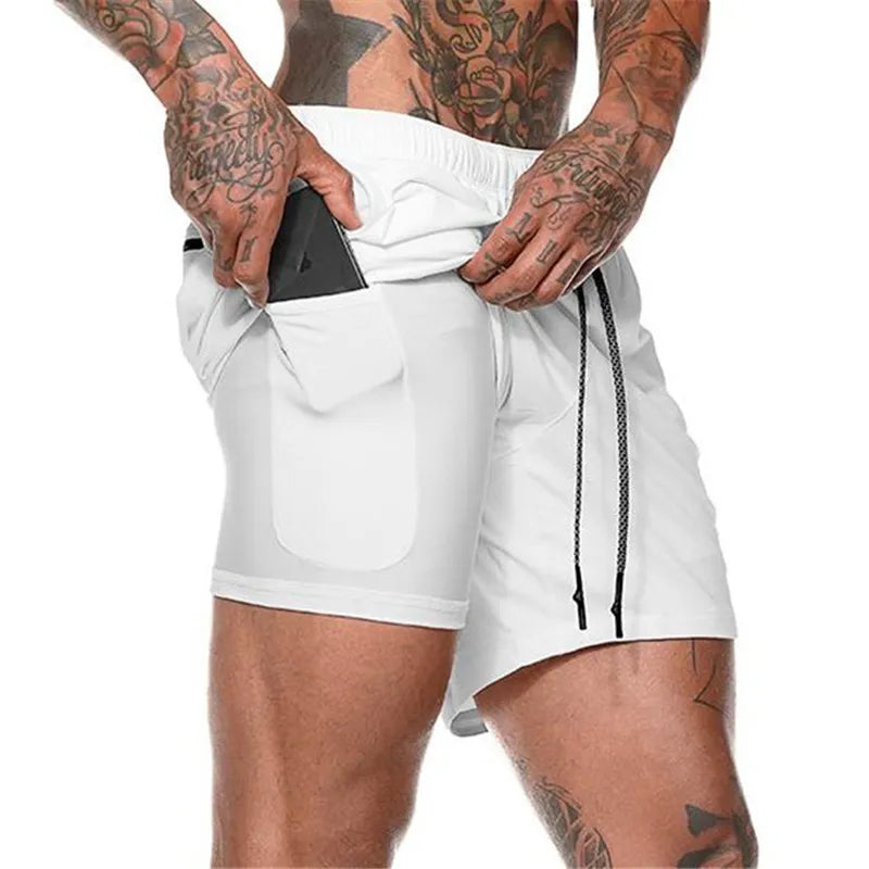 Men's 2-in-1 Double-Deck Sport Shorts