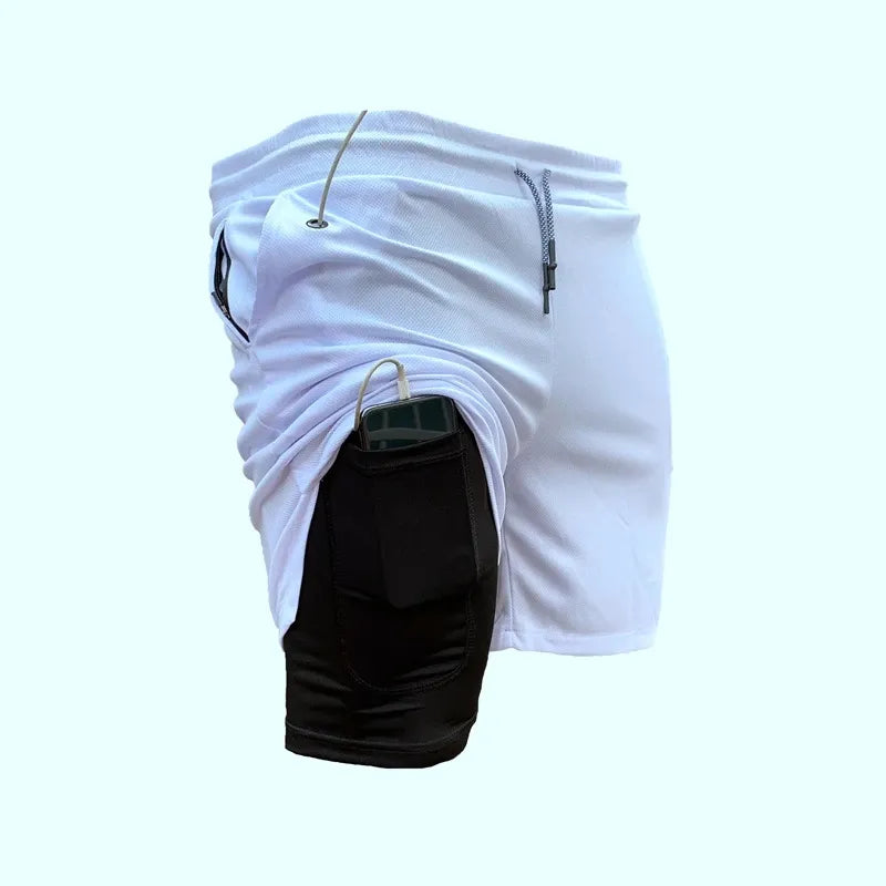 2-in-1 Running Shorts For Men