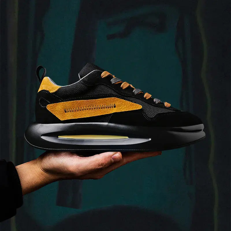 Chunky Sneakers: Non-Slip Vulcanized Footwear for Men