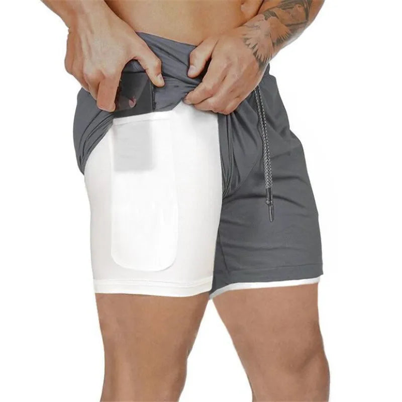 Men's 2-in-1 Double-Deck Sport Shorts