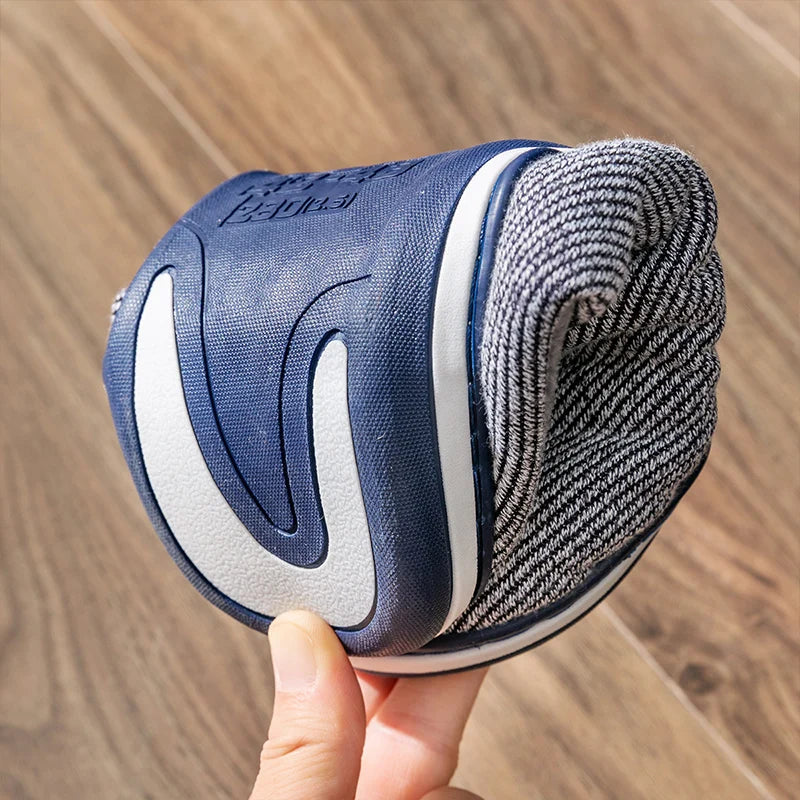 Soft Cotton, Non-slip Big and Tall Slippers for Men