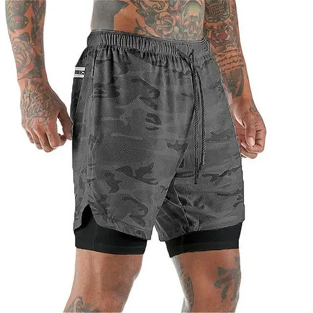 Men's 2-in-1 Double-Deck Sport Shorts
