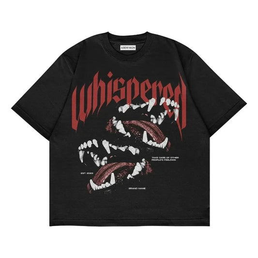 Graphic Print Tops - Oversized Unisex Vintage Clothes