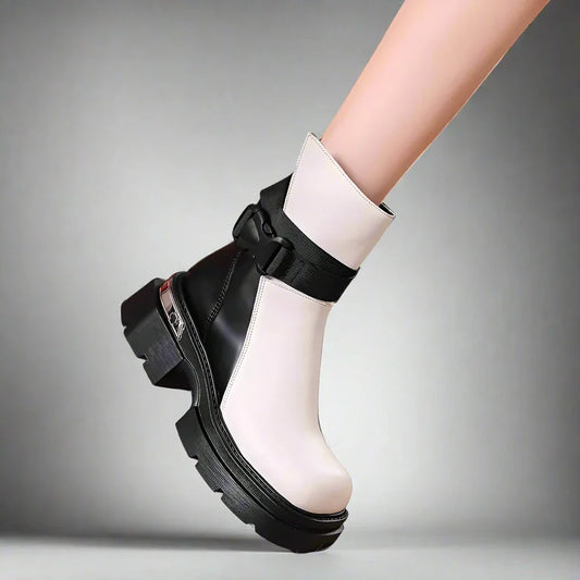 Heel Square Boots for Women