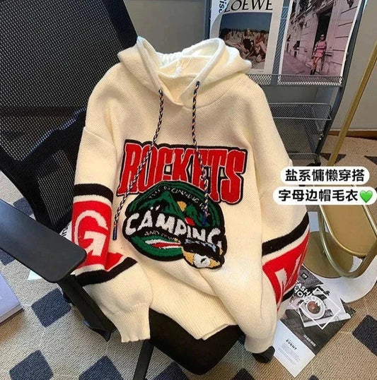 Rockets Camping Thin Hooded Sweatshirt