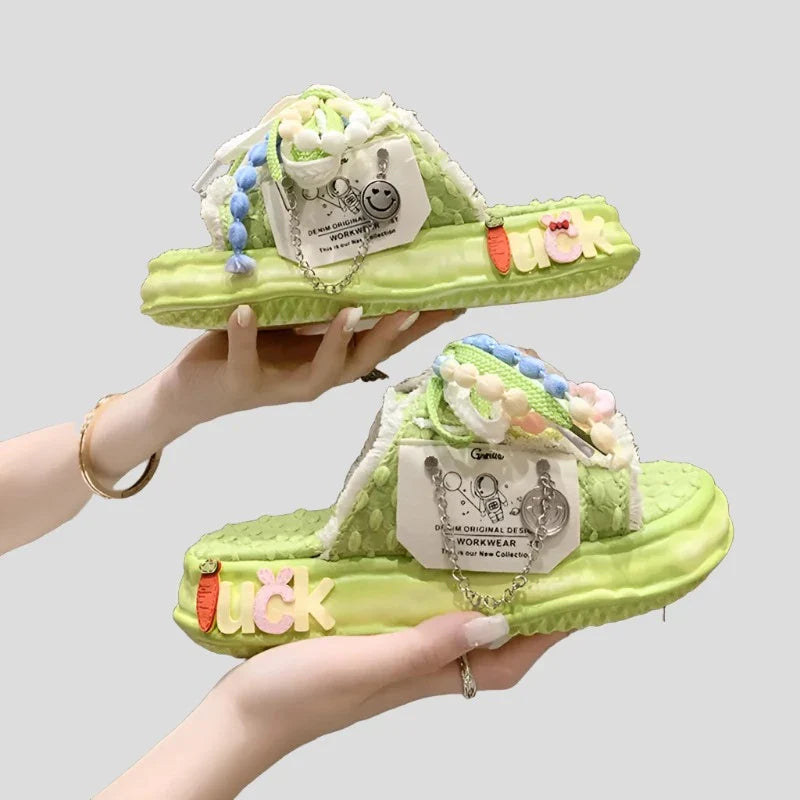 Women's Pastel Street-Style Sandals