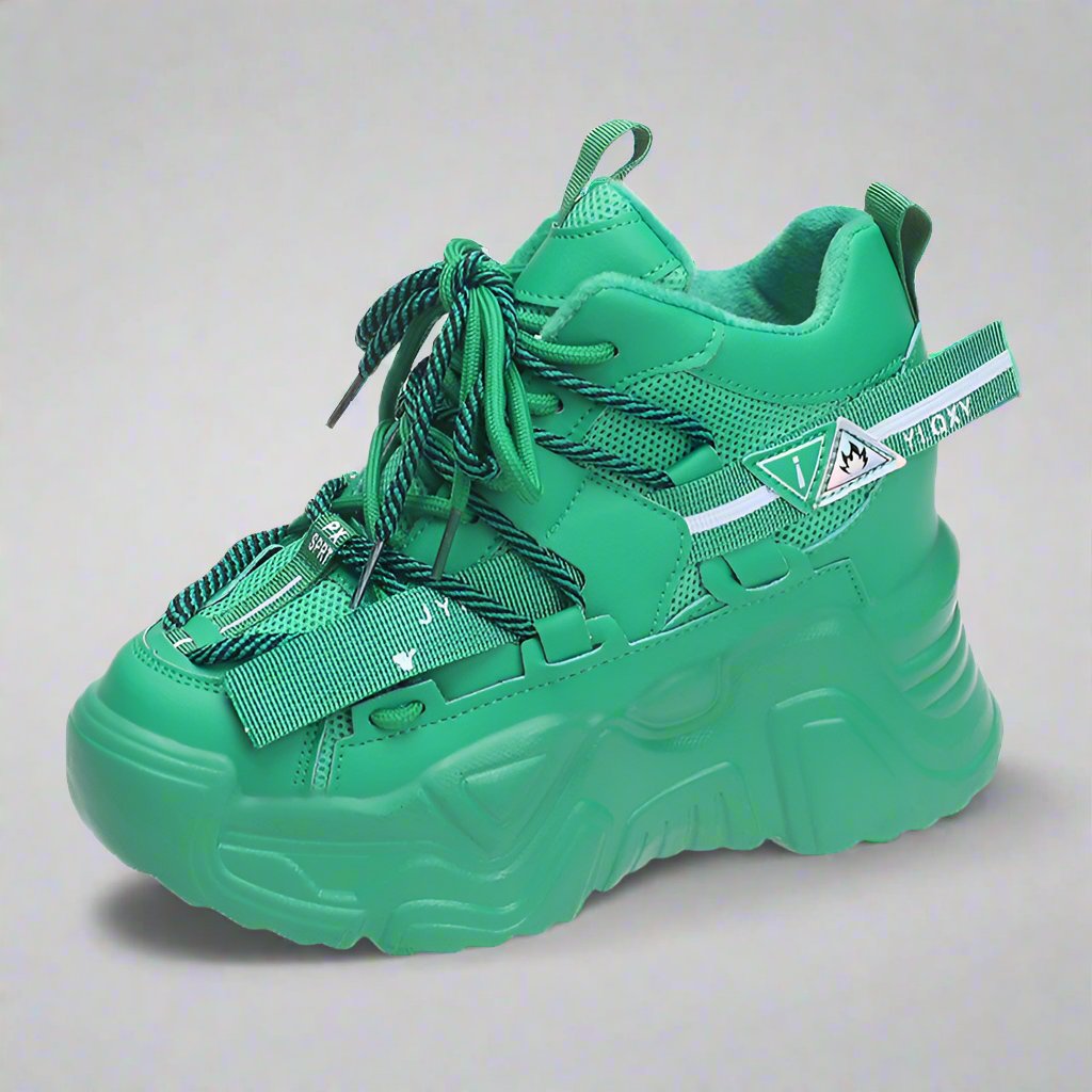 High Platform Ankle Chunky Sneakers Women