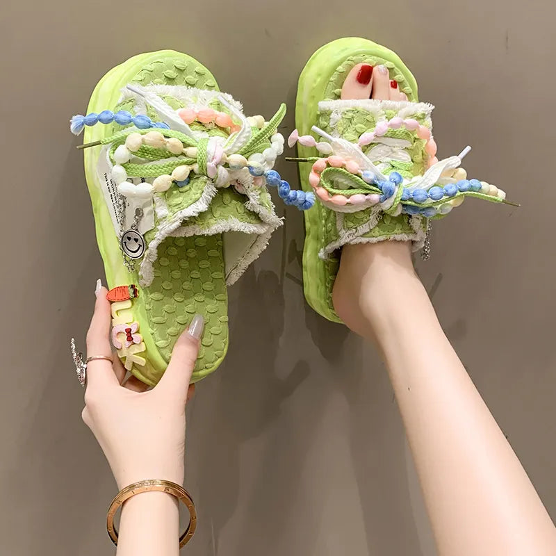 Women's Pastel Street-Style Sandals