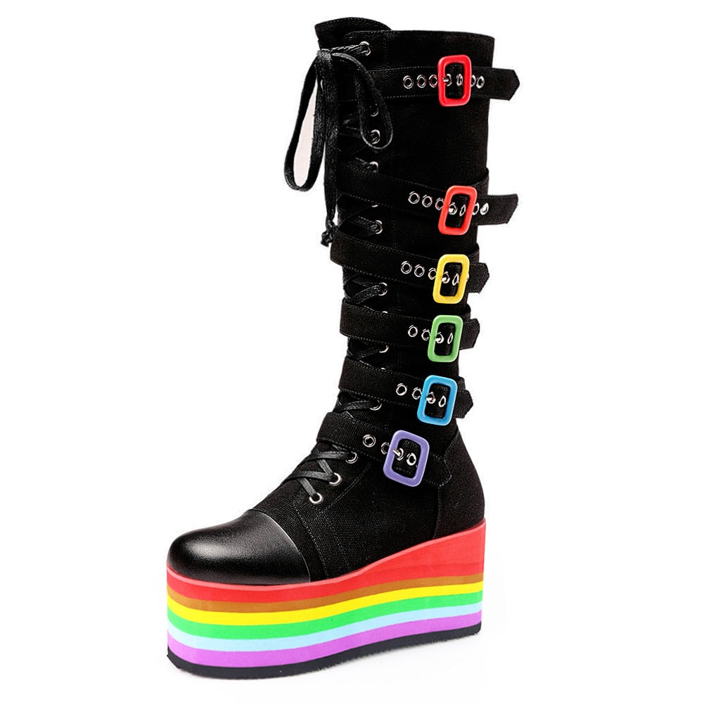 Gothic Zipper Boots