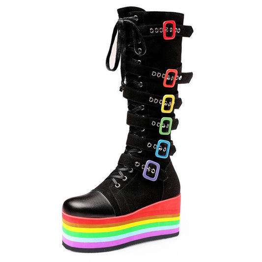 Gothic Zipper Boots