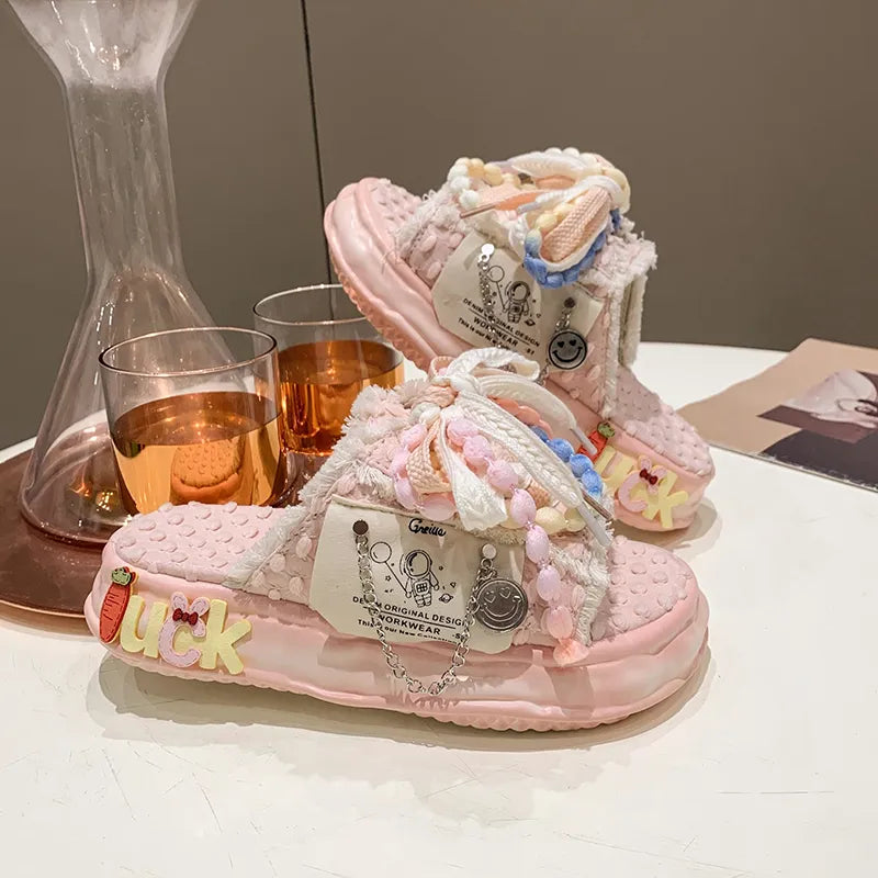 Women's Pastel Street-Style Sandals