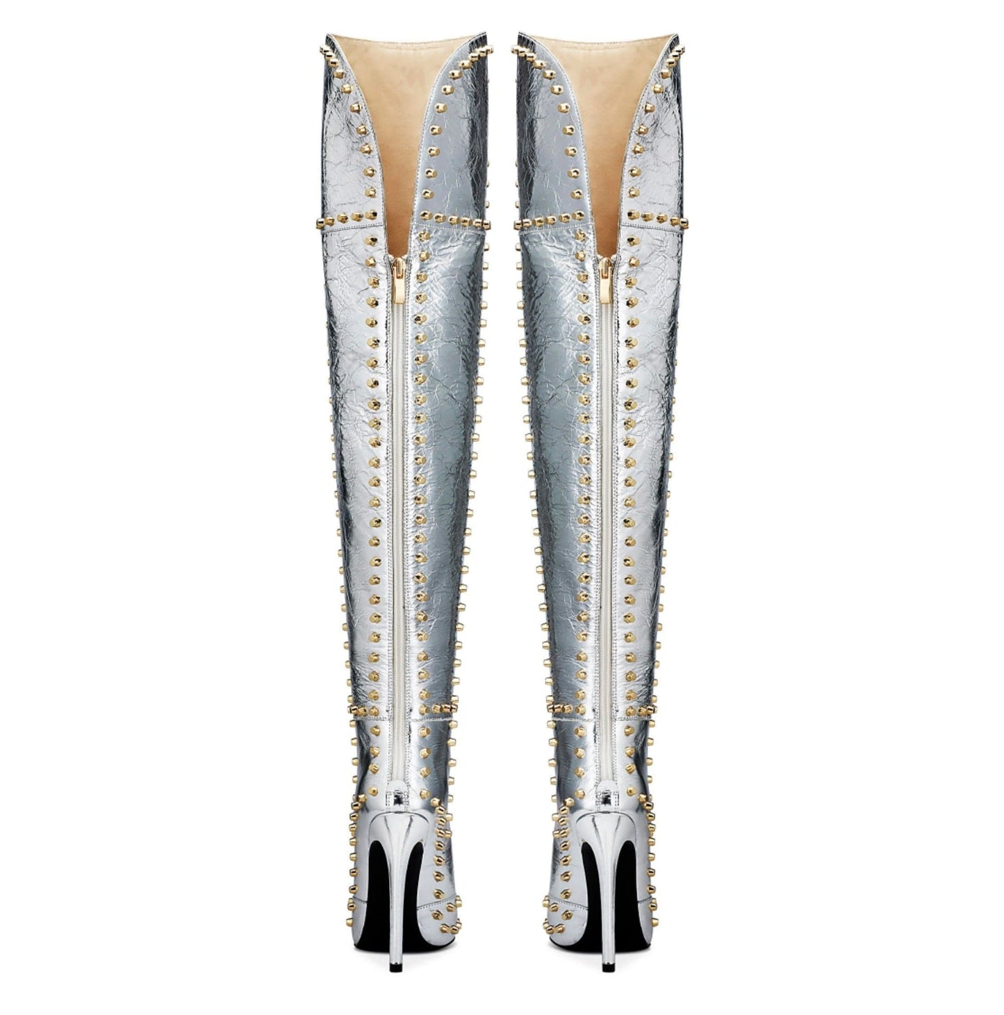 Rivet Over The Knee Boots