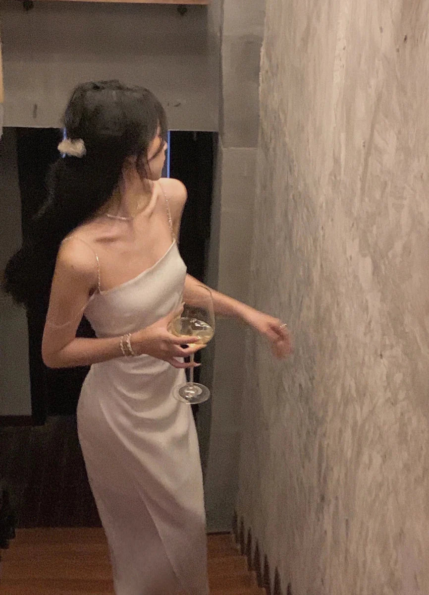 Clara Spaghetti Strap Midi Dress
