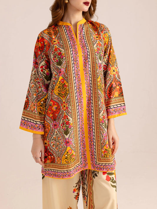 Vibrant Color Palette Bohemian Ethnic Print Co-ord Set