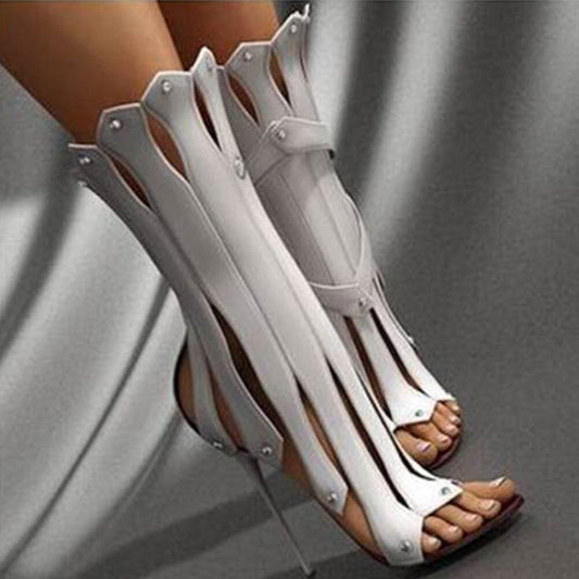 Gladiator Thin High Heel Boots