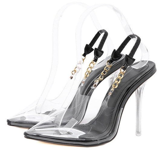 Crystal Heel Pumps